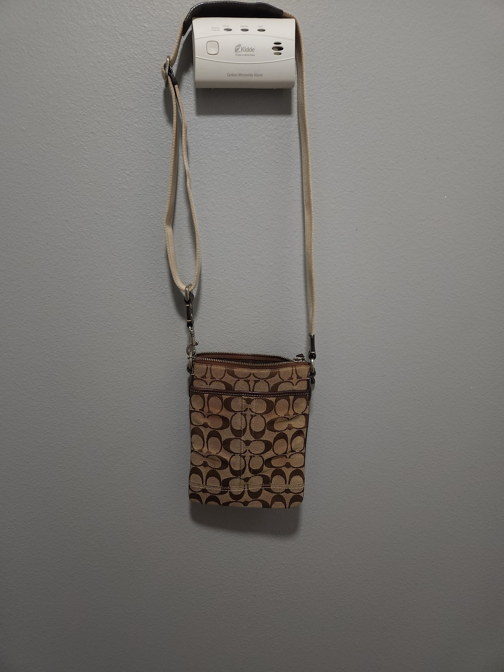 Coach Signature Small Crossbody Bag in Brown